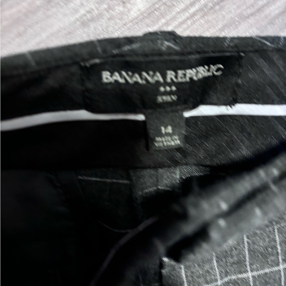 Banana Republic Window Pane Print Grey Suit - Picture 7 of 11